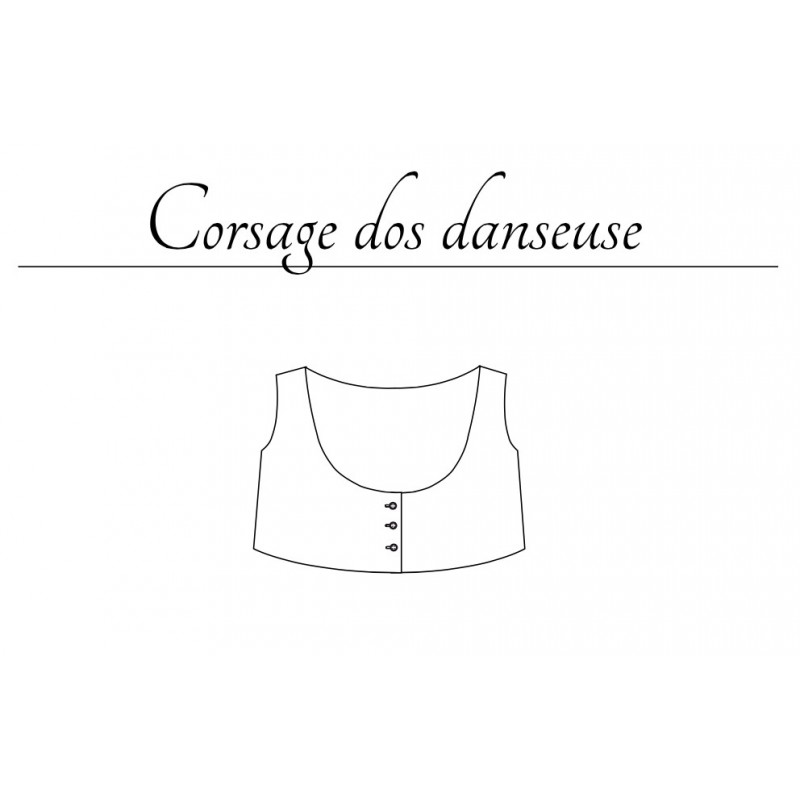 Robe dos danseuse