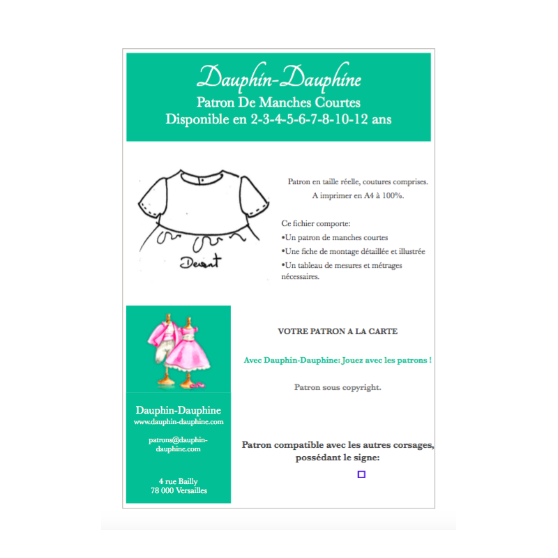 Manches courtes - Dauphin-Dauphine