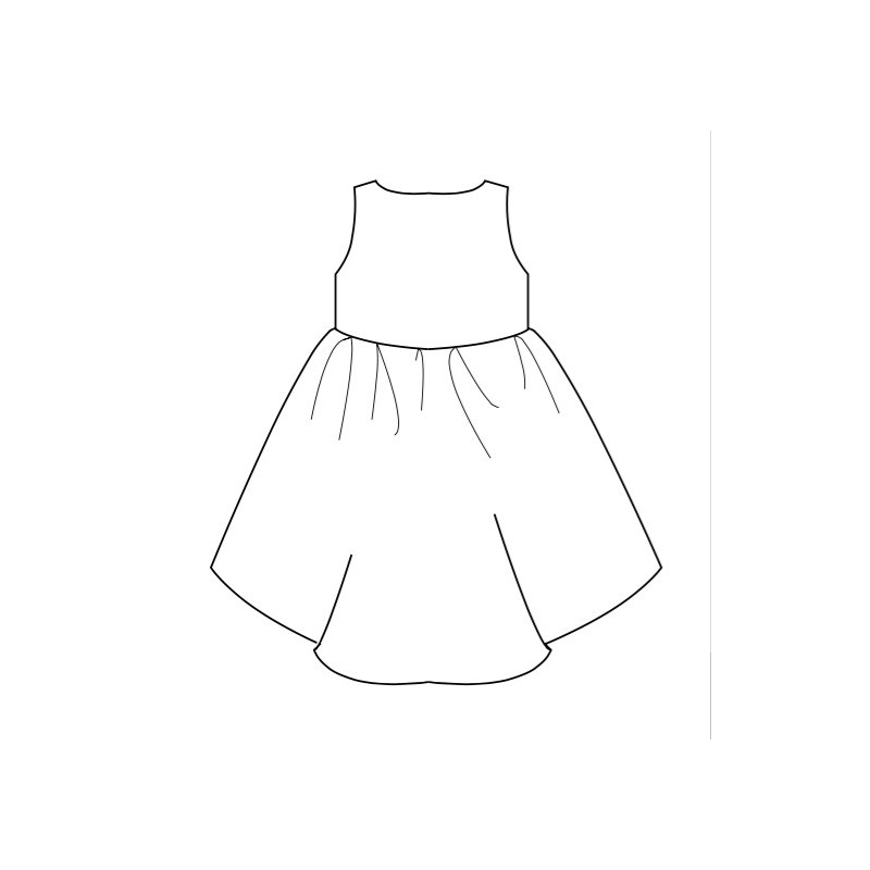 Robe dos nu à encolure bateau devant