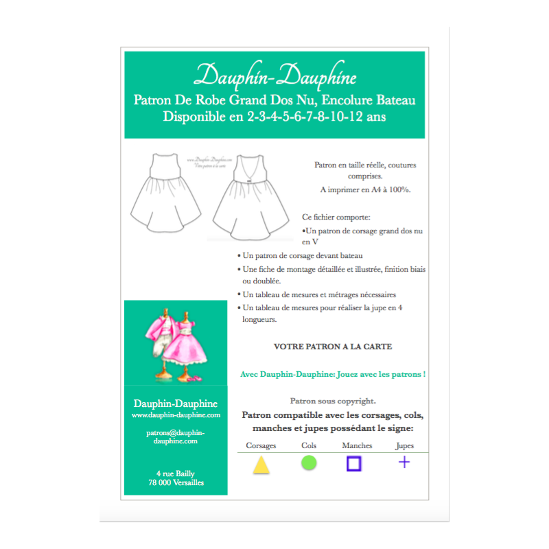 Robe dos nu (sans manches)