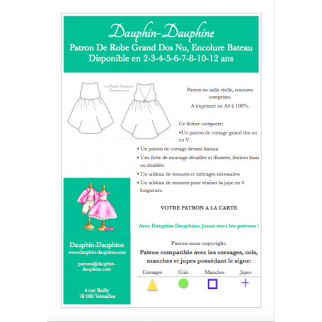 Robe dos nu (sans manches)