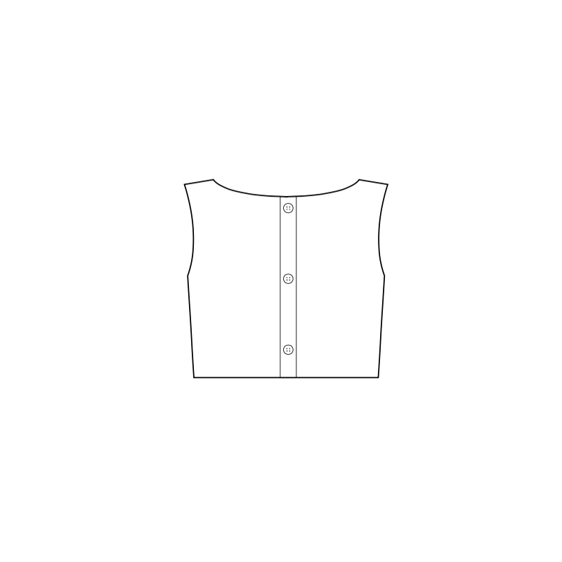 Robe cache-coeur - Dauphin-Dauphine