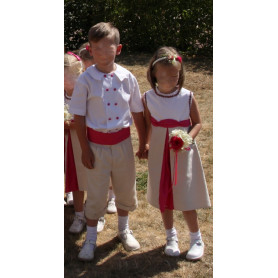 Acanthe - Robe taille haute et jupe à pli creux 2