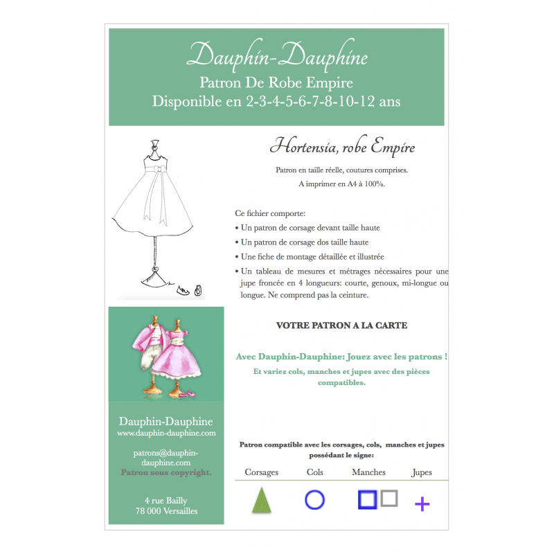Robe Hortensia - Dauphin-Dauphine