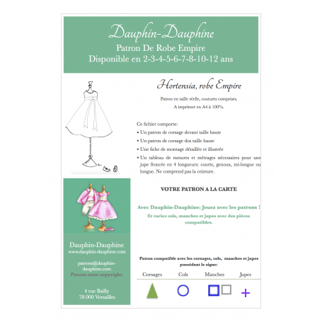 Robe Hortensia - Dauphin-Dauphine