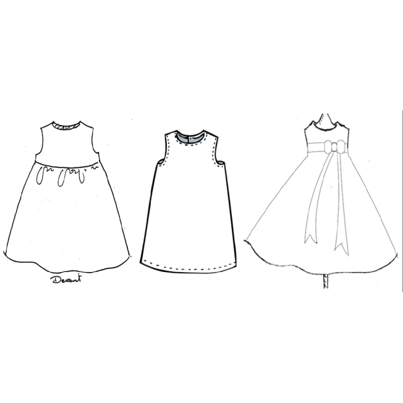 3 robes classiques - Dauphin-Dauphine