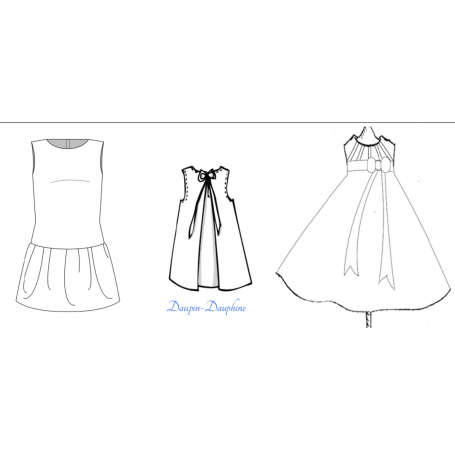 3 robes jeune fille - Dauphin-Dauphine