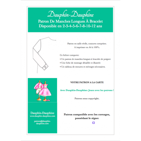 Manches longues à bracelets - Dauphin-Dauphine
