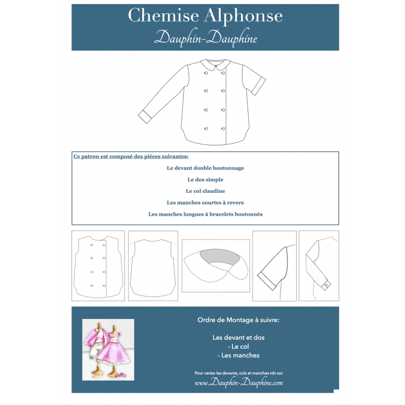 Chemise Alphonse - Dauphin-Dauphine