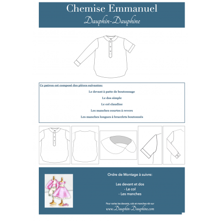 Chemise Emmanuel - Dauphin-Dauphine