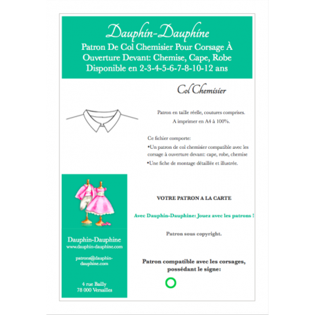 Col chemise- DAUPHIN-DAUPHINE