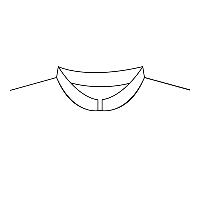 Col Mao chemise ou cape- DAUPHIN-DAUPHINE