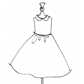 Reine des prés, robe à co claudine 2