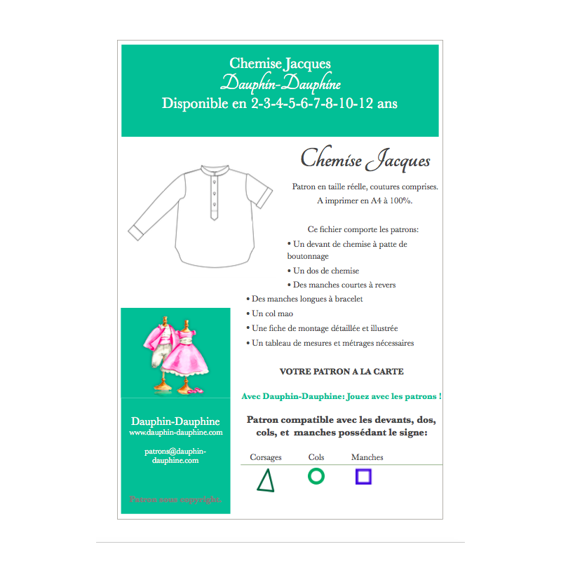 Chemise Jacques - Dauphin-Dauphine