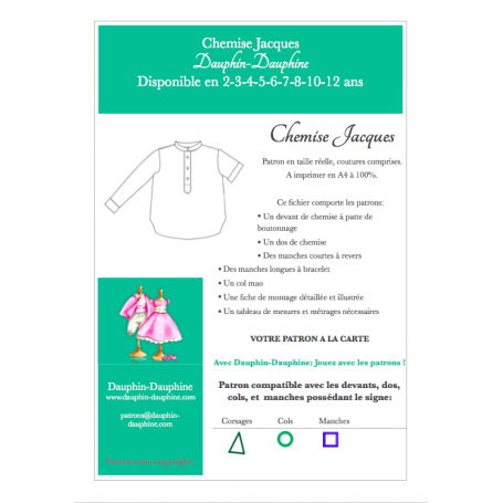 Chemise Jacques - Dauphin-Dauphine