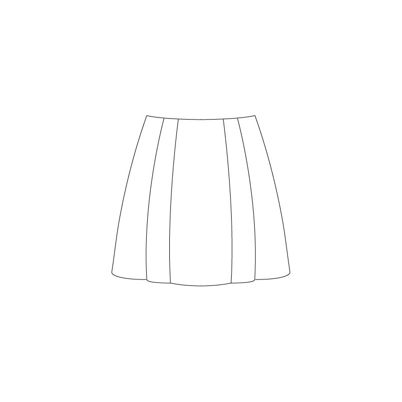 Cyprès - Robe tablier à plis plats