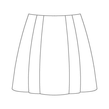 Cyprès - Robe tablier à plis plats