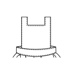 Tablier de jupe - Dauphin-Dauphine 2