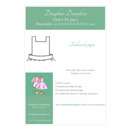 Tablier de jupe - Dauphin-Dauphine