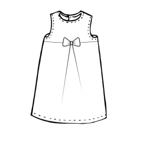 Acanthe - Robe taille haute et jupe à pli creux