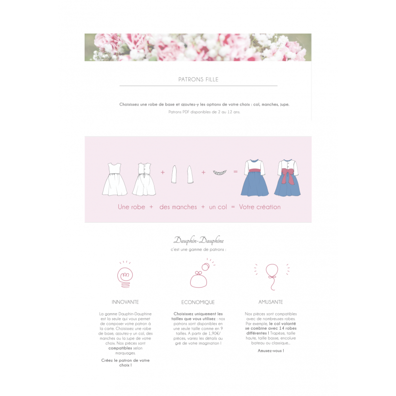 Bois de Reinette - Robe col claudine,...