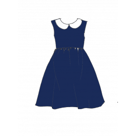 Reine des prés, robe à co claudine