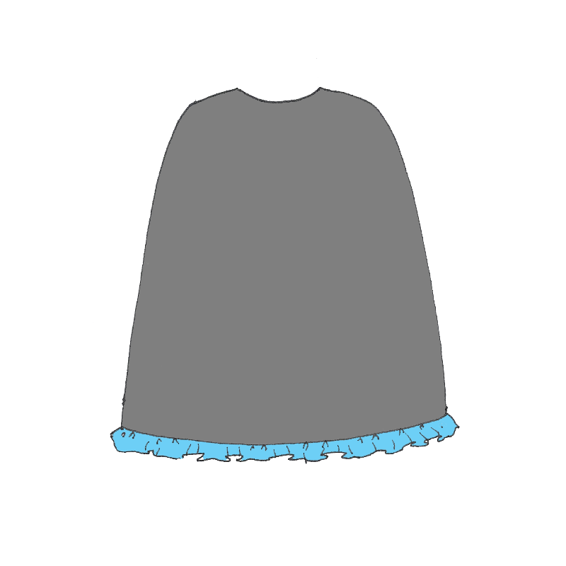 Cape mixte Auxence (cols en option)