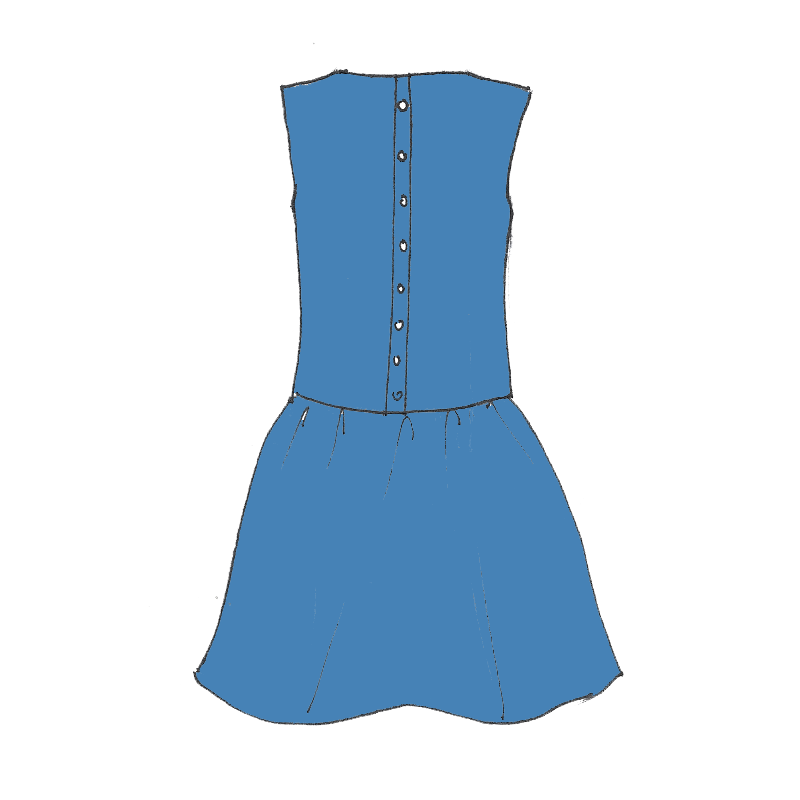 Passiflore, robe taille basse - Dauphin-Dauphine