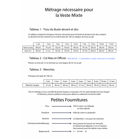 Veste courte mixte - Dauphin-Dauphine