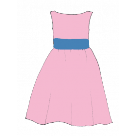 Robe en colure bateau, réalisation @mysmillefeuilledesoie 2