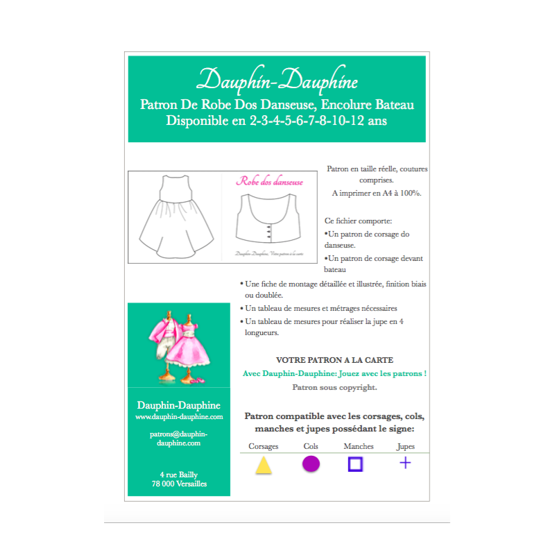 3 robes dos nu - Dauphin-Dauphine