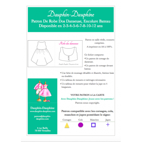3 robes dos nu - Dauphin-Dauphine