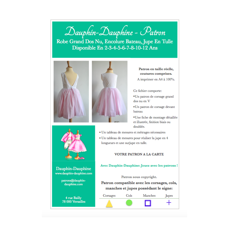 3 robes dos nu - Dauphin-Dauphine