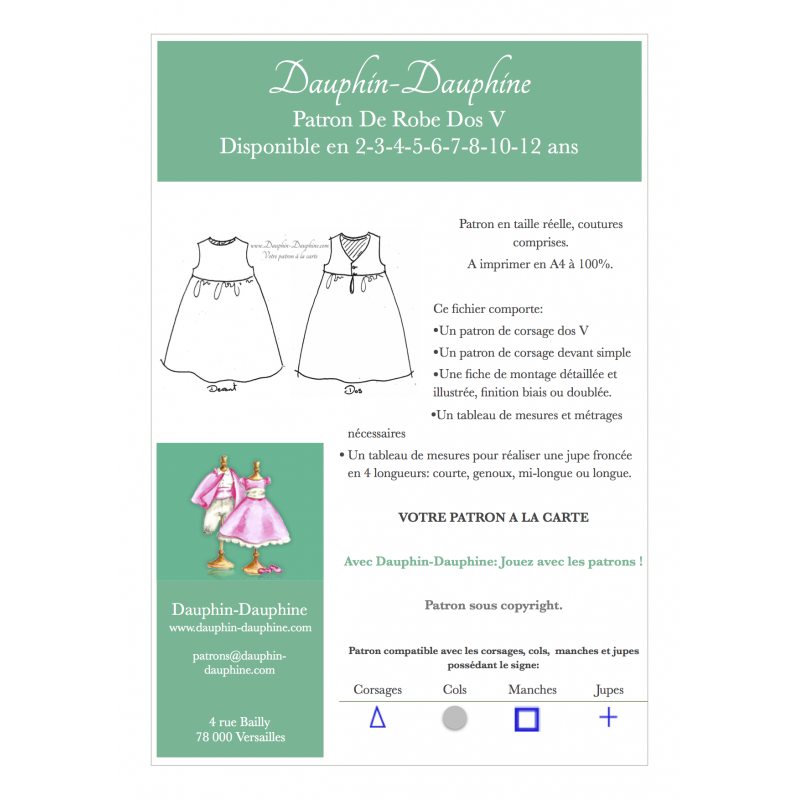 3 robes dos nu - Dauphin-Dauphine