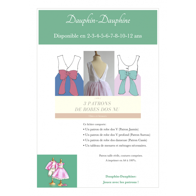3 robes dos nu - Dauphin-Dauphine