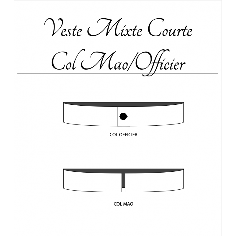 Veste Saint Petersbourg + col officier-...