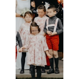 Fleur d'Oranger - Robe col frou-Frou et manches trois-quart 2