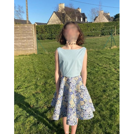 Echinacée - Robe dos danseuse et jupe patineuse