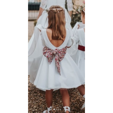 Guarana - Robe dos nu, manches 3/4 et jupe patineuse