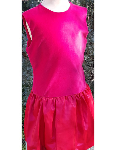 Berberis - Robe taille basse et col pétale