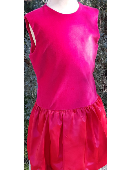 Berberis - Robe taille basse et col pétale