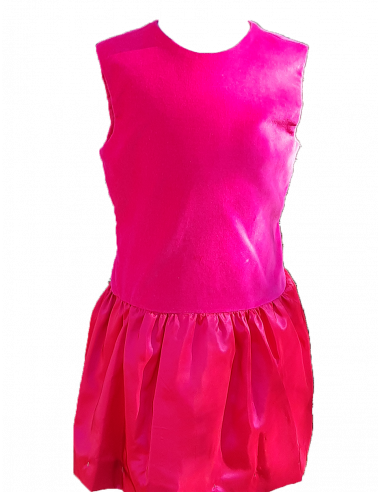 Berberis - Robe taille basse et col pétale