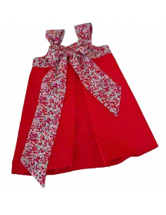 Fleur de Garance - Robe d'été taille haute à bretelle et...