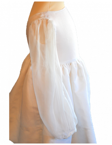 Sarriette - Robe dos nu à manches longues...