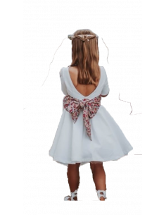 Guarana - Robe dos nu, manches 3/4 et jupe patineuse