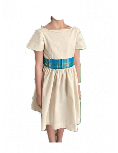 Cactus - Robe encolure bateau à manches courtes