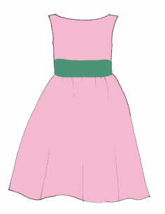 Cactus - Robe encolure bateau à manches courtes 2