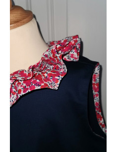 Rameau d'Olivier - Robe trapèze à grand pli creux dans le... 2