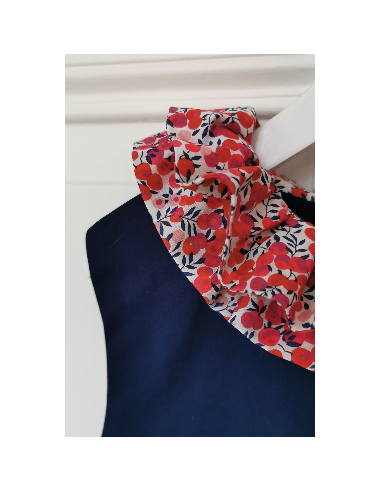 Rameau d'Olivier - Robe trapèze à grand pli...