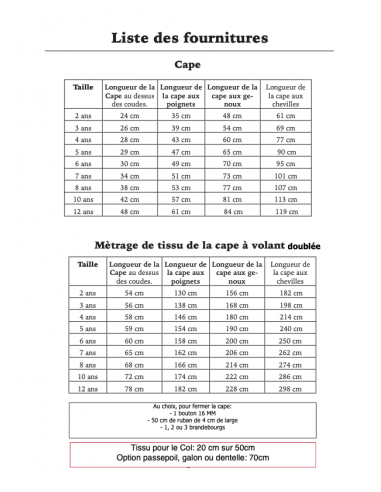 Cape mixte Auxence à col Claudine